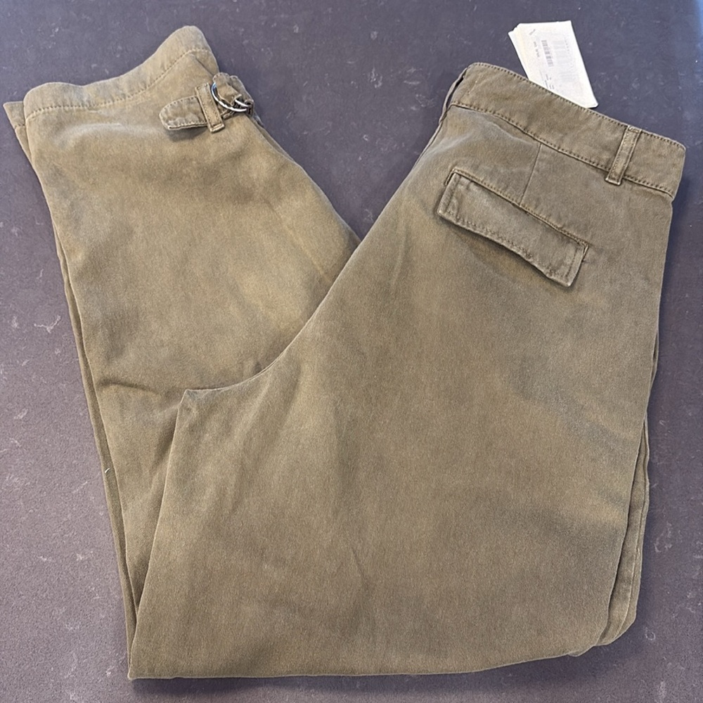 ba&sh Pantalon Maroon Pants Kaki - Picture 12 of 17